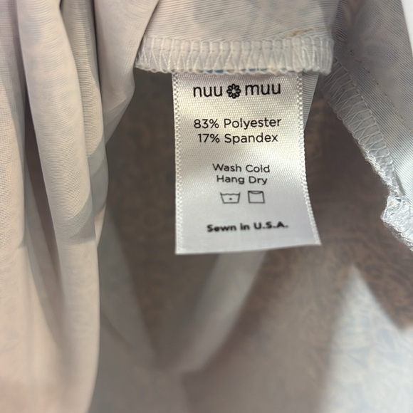 Nuu-Muu Colorful Sanddollar Ocean Shores Dress Ruu Muu Blue Peach Large Beach - Picture 5 of 8